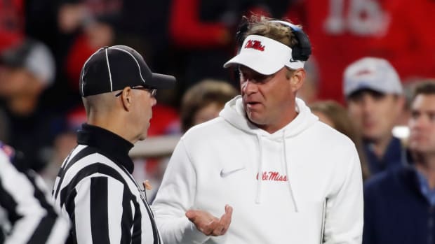 Ole Miss head coach Lane Kiffin.